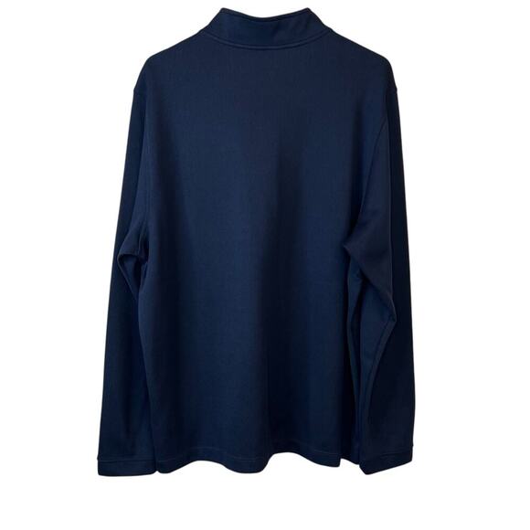 RHÔNE Commuter 1/4 Zip Sweater Navy Blue Men’s 
Size XXL - Picture 3 of 11